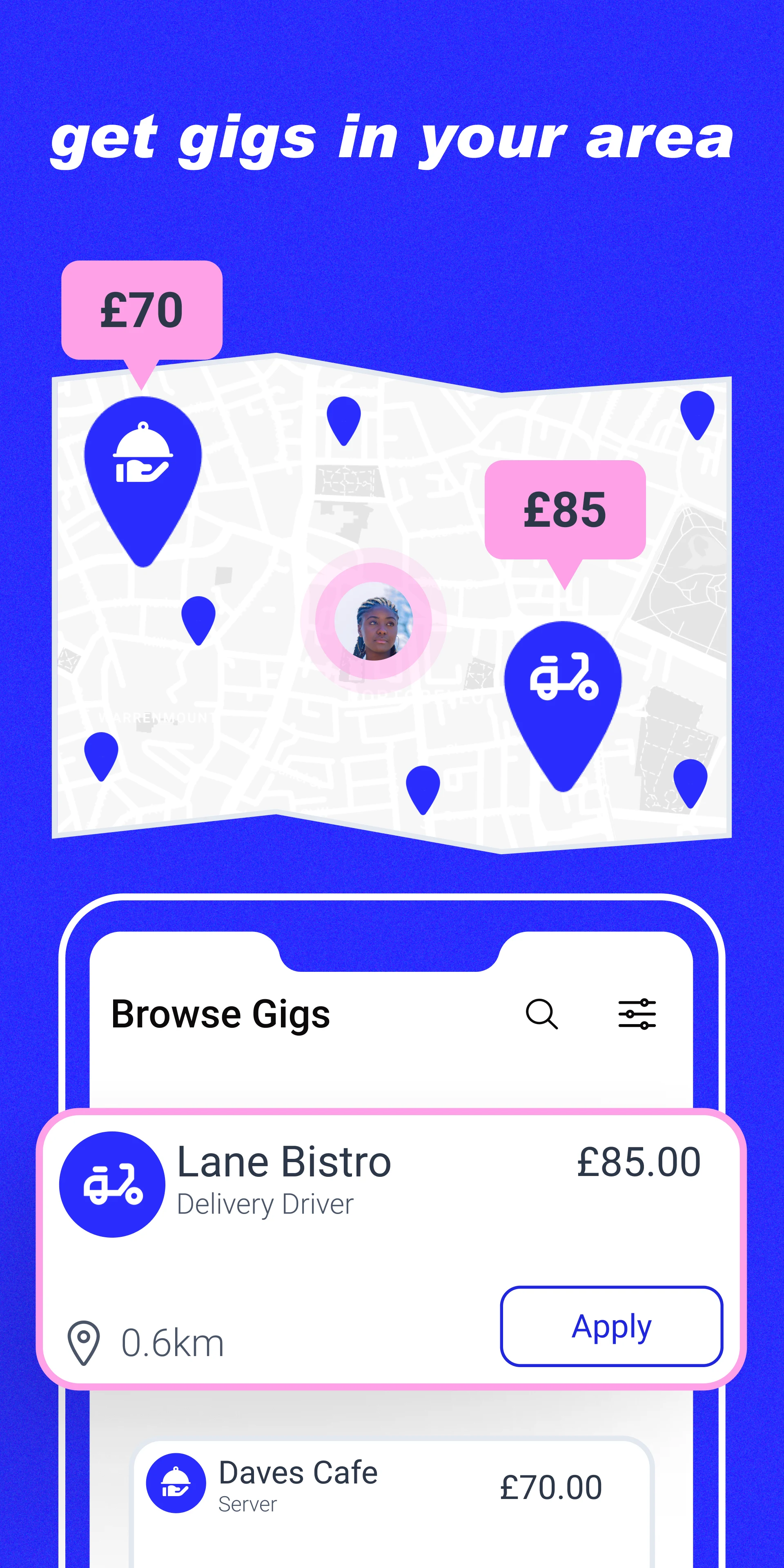 Gigable screenshot
