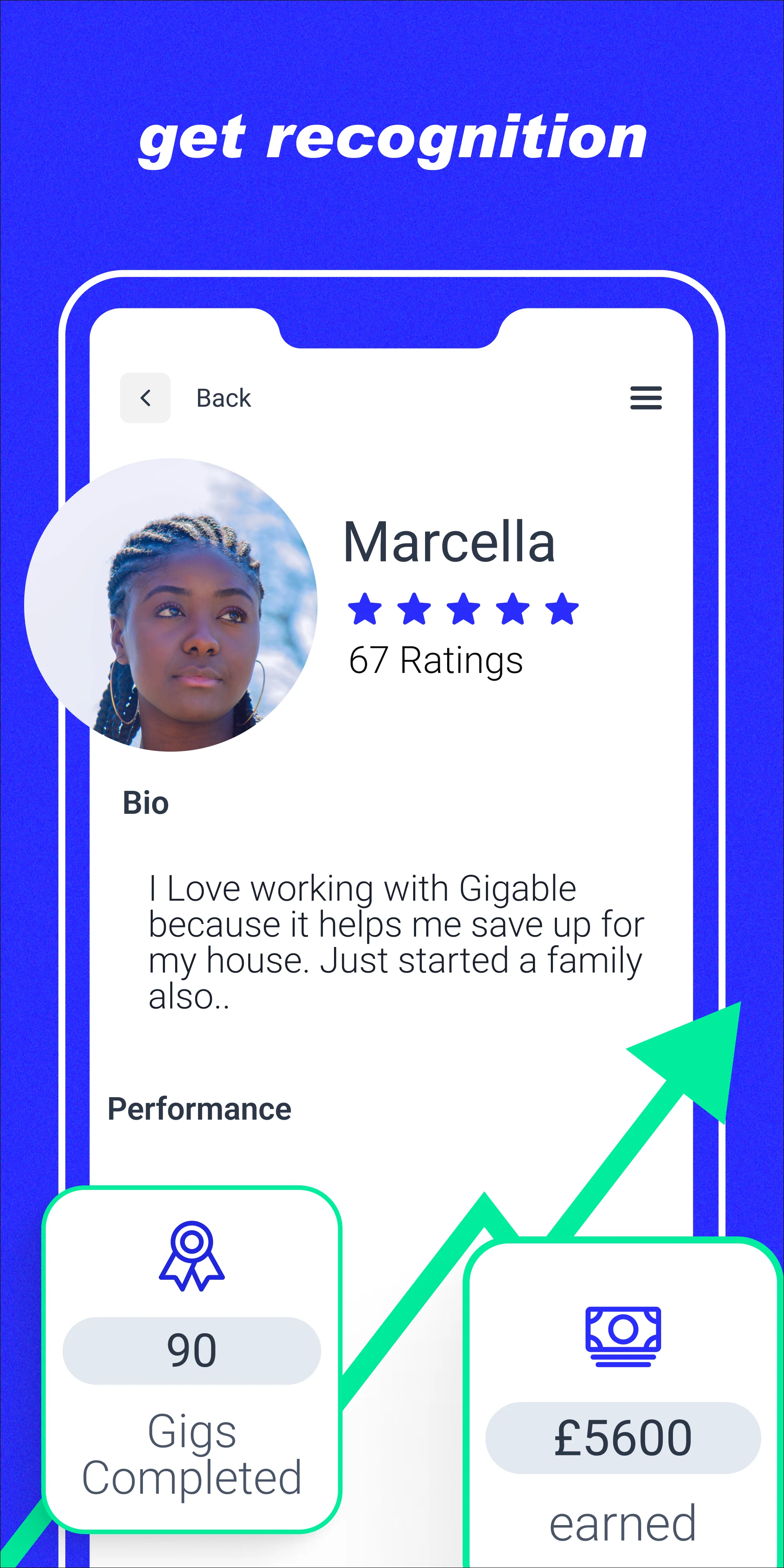 Gigable screenshot